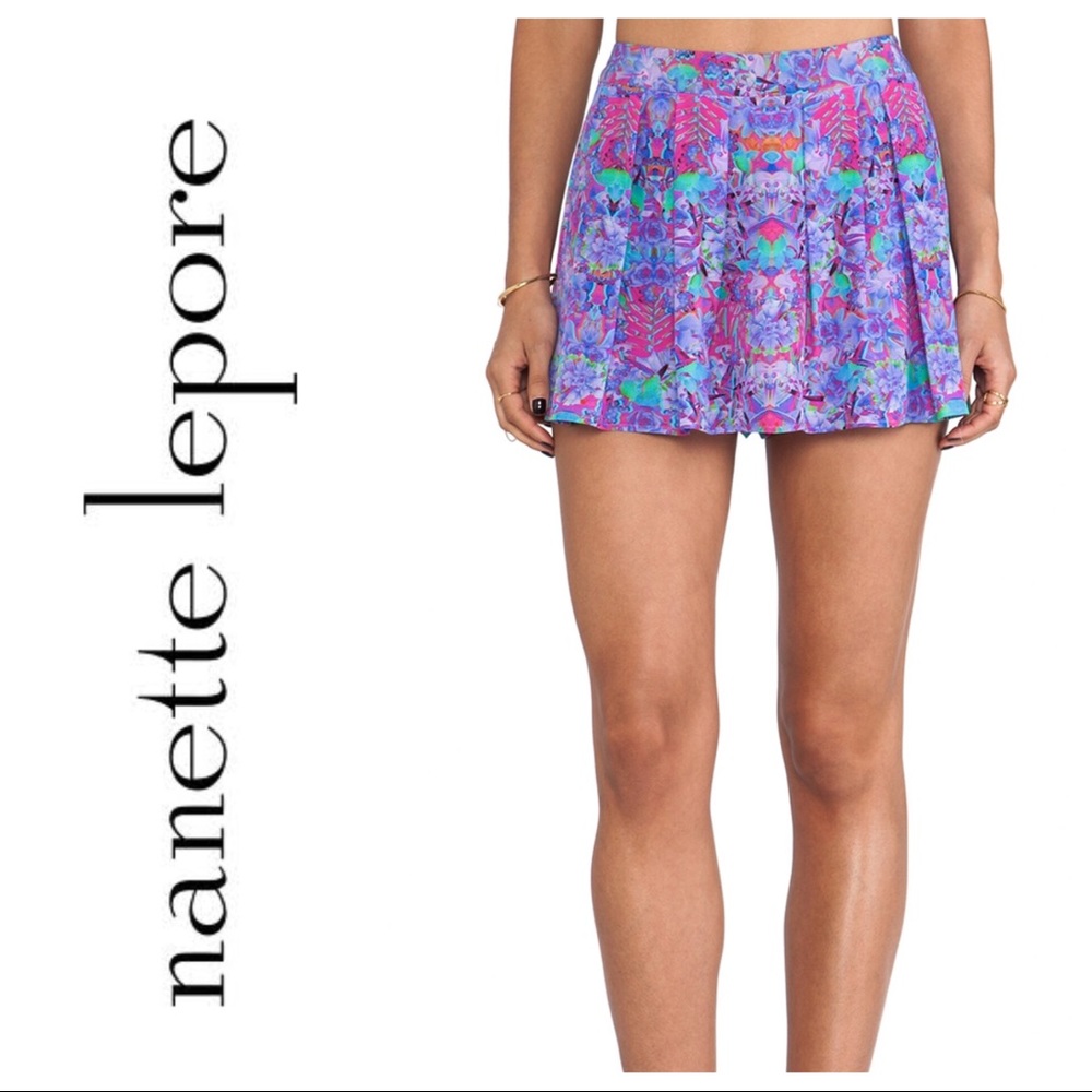 Worn Once!- Nanette Lepore Lush Flippy Skort, Sz 2